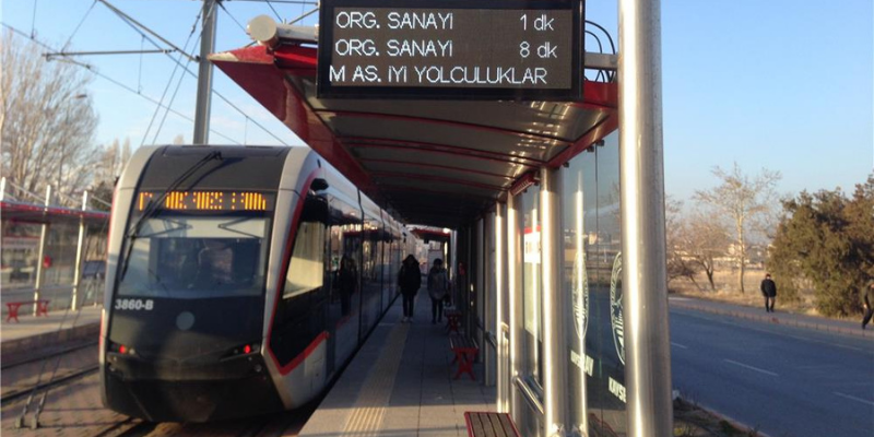 Kayseri Tramvay Hattı Yolcu Bilgilendirme Sistemleri